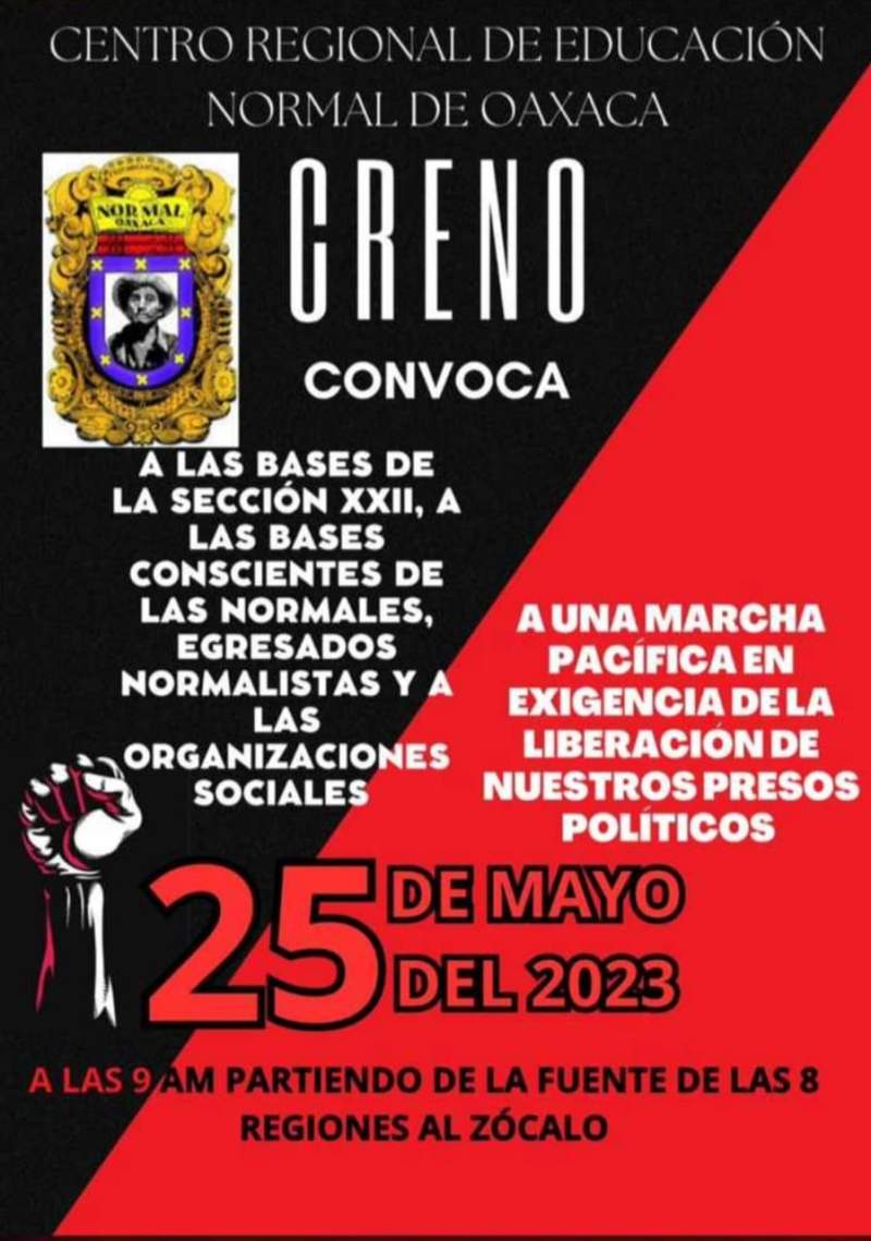 Anuncian Normalistas Marcha En La Ciudad De Oaxaca Entidad Noticias