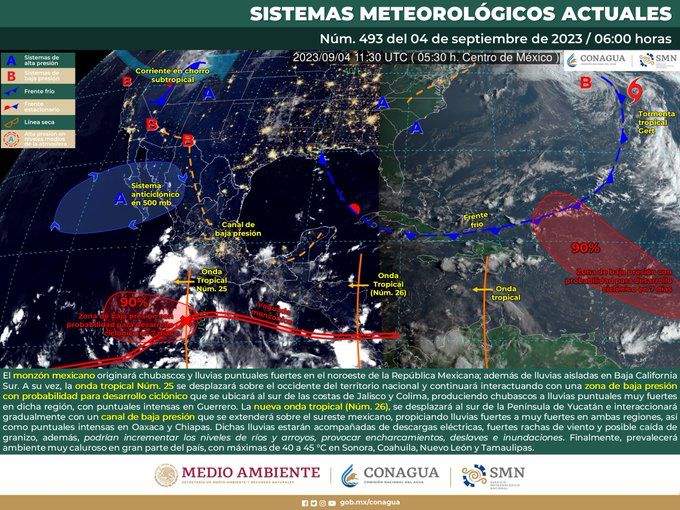 Paso De La Onda Tropical N Mero Continuar Dejando Lluvias Y