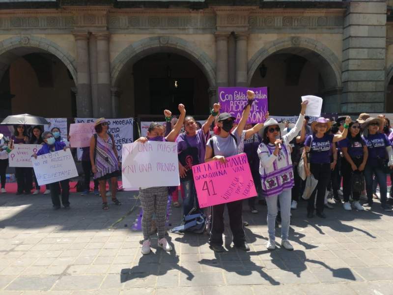 !Justicia! ¡Vivas nos queremos!; movimiento feminista toma las calles de Oaxaca