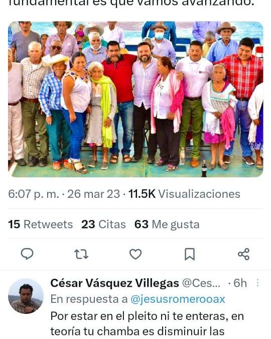 Tunden en redes sociales al Secretario de Gobierno por comentarios hacia sus detractores