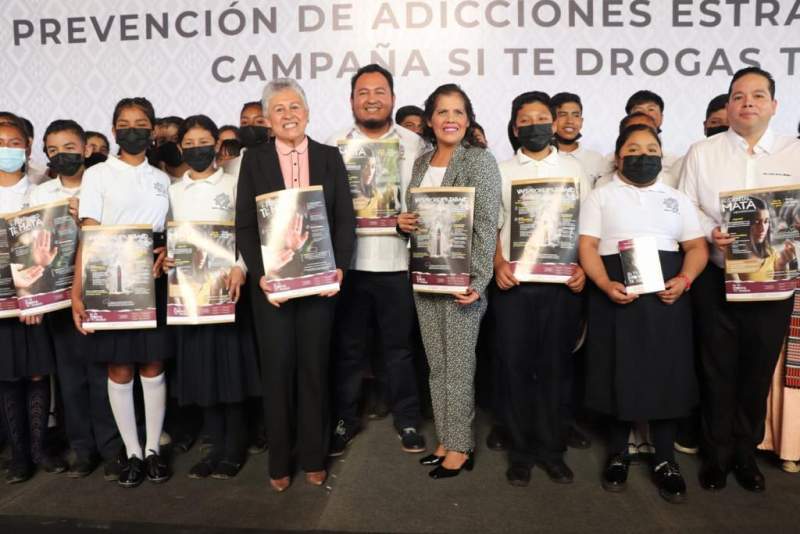 En marcha en Oaxaca la campaña “Estrategia en el aula: prevención de adicciones. Si te drogas te dañas”