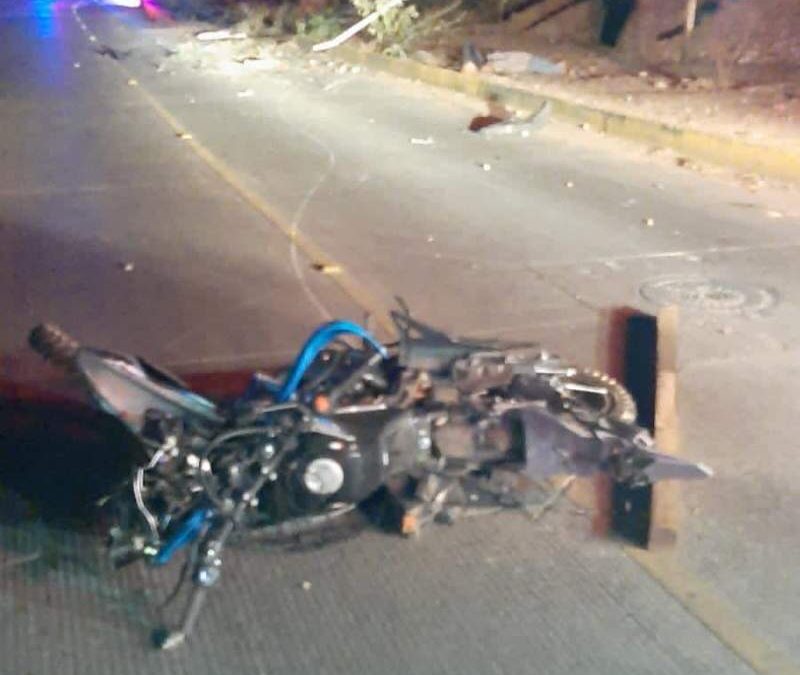 Muere elemento de la PABIC tras impactar su motocicleta en San Sebastián Tutla