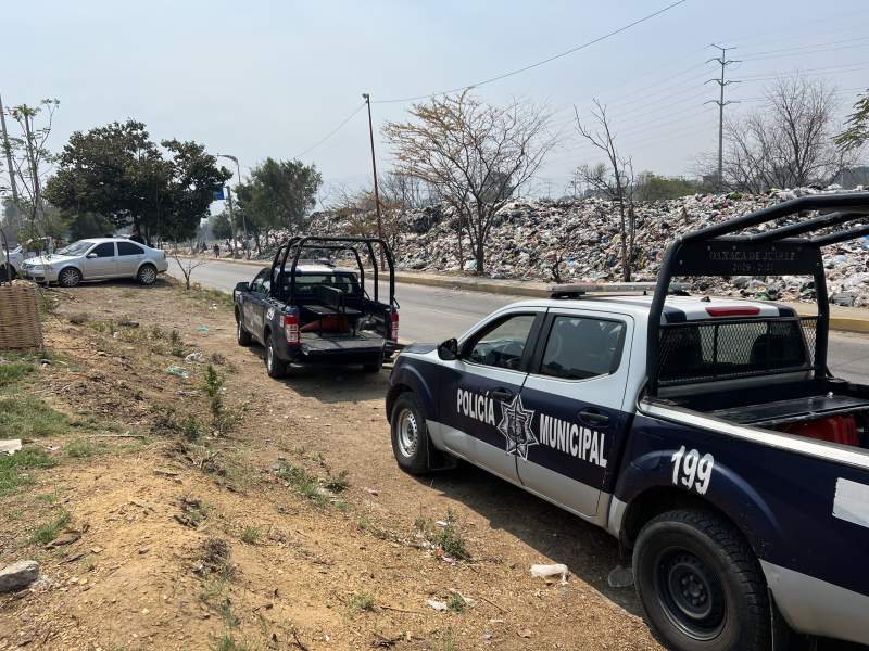 Personas en situación de calle podrían estar generando incendio en tiradero clandestino