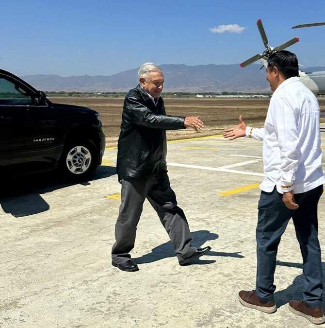 Llega López Obrador al Istmo de Tehuantepec