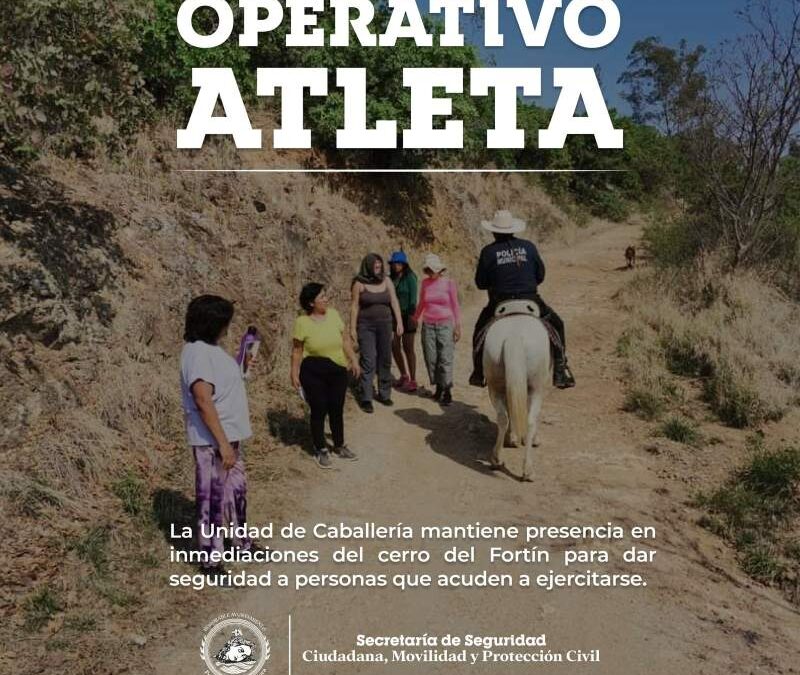 Aplica Ayuntamiento de Oaxaca el Operativo Atleta