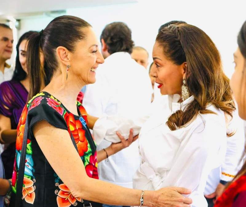 Mariana Benítez roba reflectores a morenistas tras visita de Claudia Sheinbaum