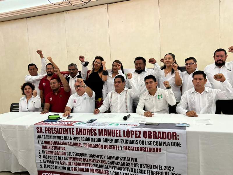 Anuncia paro el FNSEMS a nivel nacional; 60 mil alumnos se verán afectados