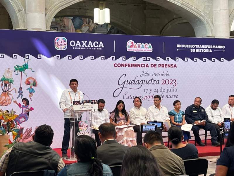 Anuncian actividades de la Guelaguetza 2023 en Oaxaca