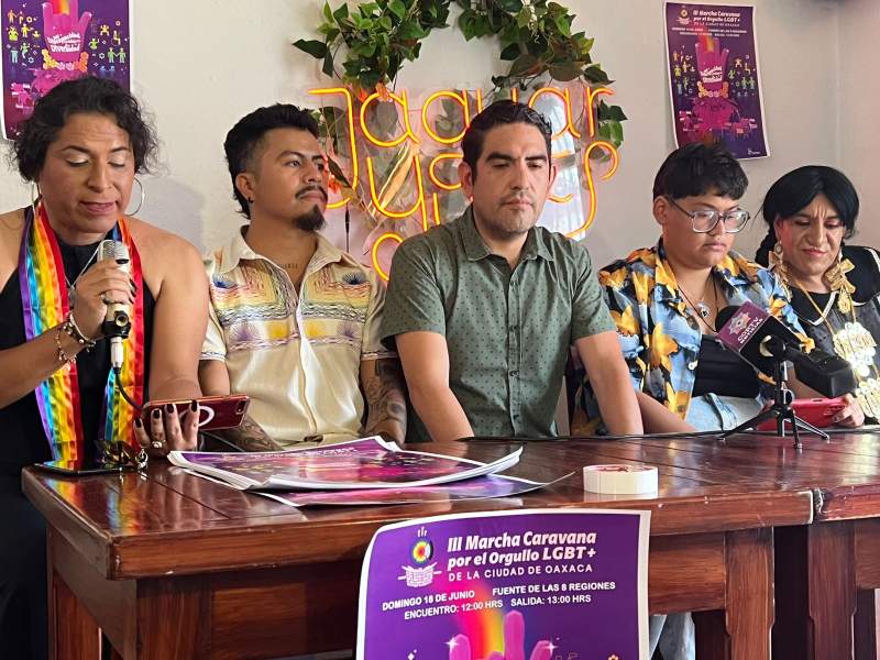 Anuncian la marcha LGBT+ en Oaxaca