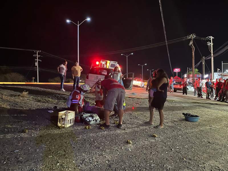 Arrollan a vendedora de tamales en Tehuantepec