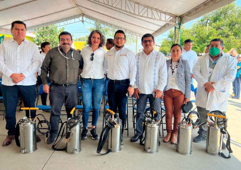 Con entrega de equipo fortalece SSO acciones integrales contra el dengue