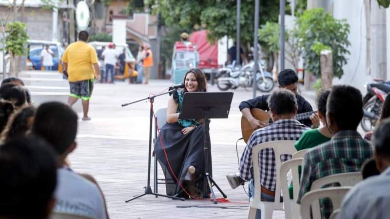 Gran concierto de Donají Linares en el parque Charis