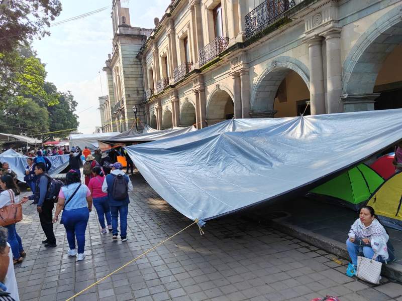 Negocios los más afectados por plantón de la Sección 22 en Oaxaca