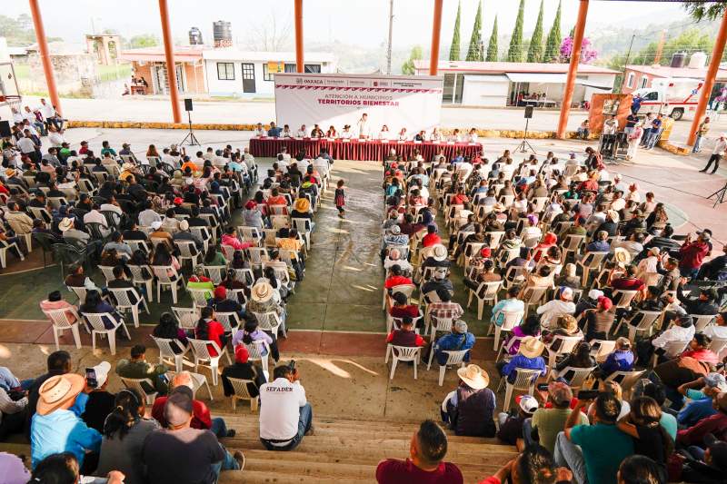 Oaxaca avanza con la Atención a Municipios Territorios Bienestar