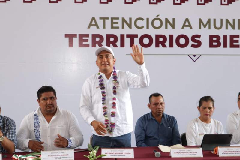 Representa Estrategia de Atención a Municipios Territorios Bienestar una esperanza para las comunidades: Antonino Morales