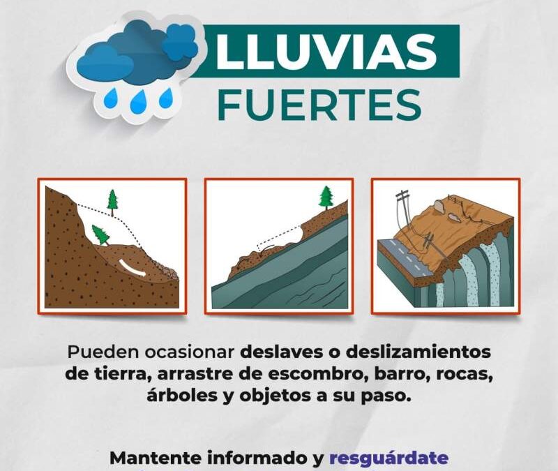 Se pronostican lluvias fuertes para Oaxaca la tarde de este miércoles