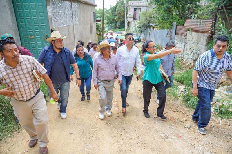 Supervisa Martínez Neri obras realizadas en diversos puntos de la capital