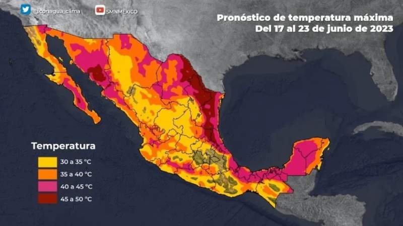 Tercera onda de calor dejará temperaturas por encima de los 30°C en todo el País