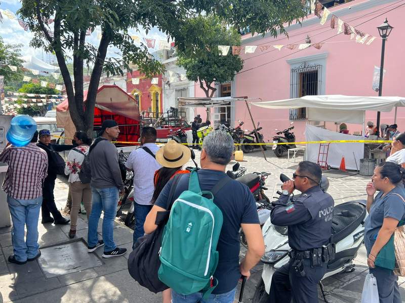 En plena festividades de Guelaguetza, asesinan a turista en la Ciudad de Oaxaca