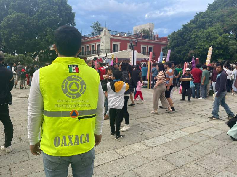 Equipo de Respuesta Inmediata de Protección Civil, presente en fiestas de Julio, mes de la Guelaguetza 2023