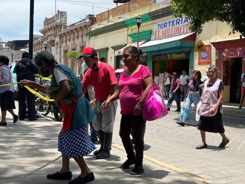 Fuga de gas provoca desalojo del Mercado IV Centenario