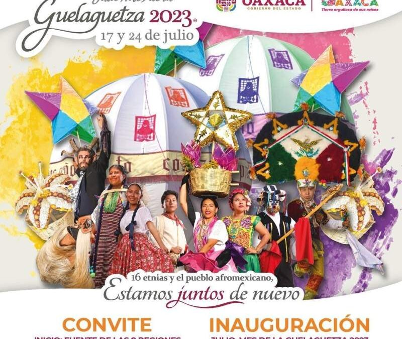 Invita Gobierno de Oaxaca a disfrutar del primer Convite de la Guelaguetza 2023