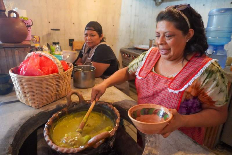 Un éxito muestra culinaria Lidxi Guendaro en el Centro Gastronómico