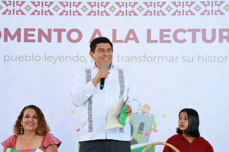 Con círculos de lectura, fomenta Gobierno de Oaxaca sano desarrollo de habilidades en la niñez