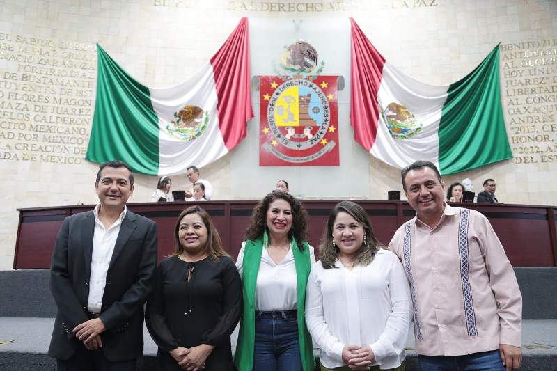 Coordinadora del PVEM en el Congreso de Oaxaca, rinde protesta como integrante de la Jucopo
