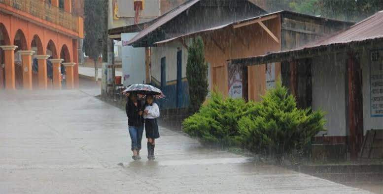 Este domingo se prevén lluvias moderadas, ligeras tormentas y rachas de viento