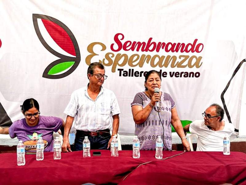 Inicia equipo emp talleres «Sembrando Esperanza», en el cri “Che Gómez”