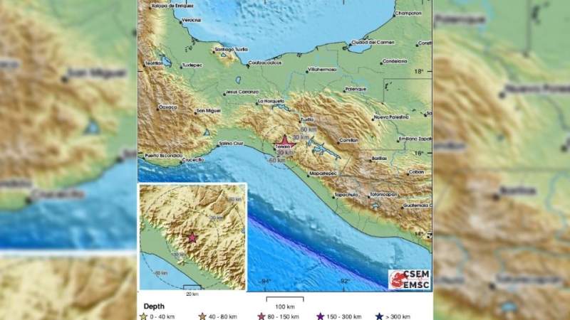 Reportan sismo de intensidad 5.8 con epicentro en Chiapas