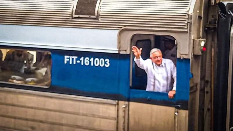 AMLO cumplió, en el Istmo de nueva cuenta vuelve a circular el tren