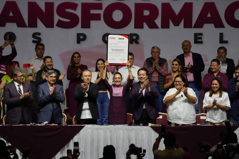 Claudia Sheinbaum recibe nombramiento como Coordinadora de Defensa de la Cuarta Transformación