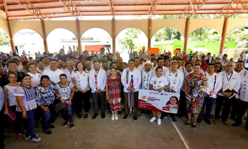 Con más de 21 mdp, impulsa Jara Cruz el desarrollo y bienestar de Santa María Jacatepec