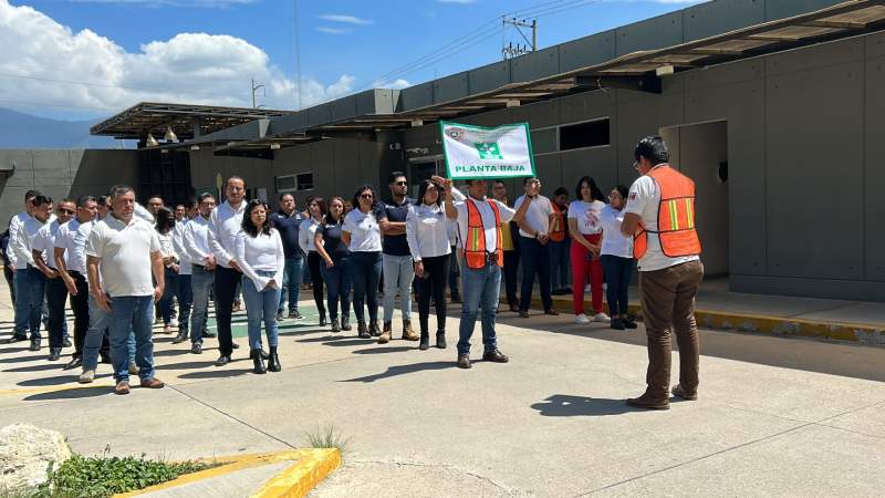 Con Segundo Simulacro Nacional se promueve la cultura de Protección Civil en Oaxaca