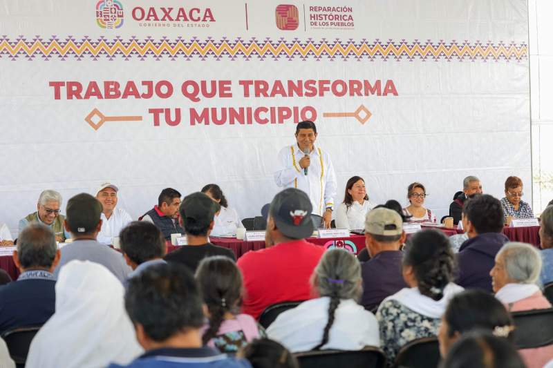 En San Pedro Cajonos ofrece Salomón Jara un buen Gobierno que trabaje de la mano con los municipios de Oaxaca