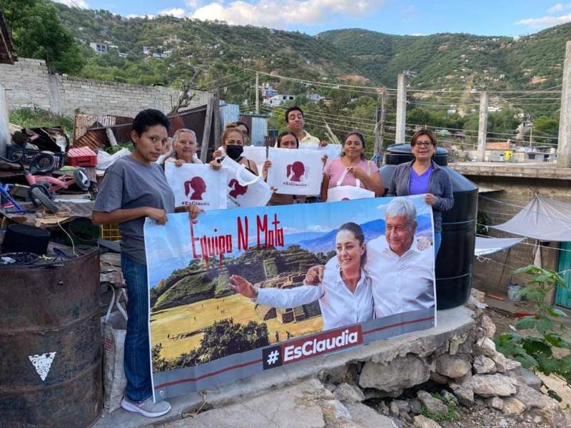 Equipo “N. Mota” celebra desde Oaxaca triunfo de Claudia Sheinbaum virtual candidata de Morena a la presidencia 2024