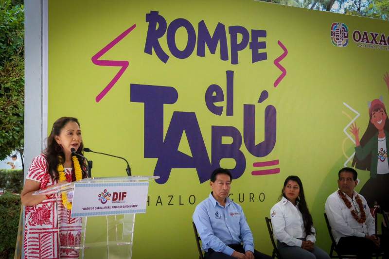 Arranca DIF Oaxaca la campaña Rompe el Tabú, hazlo seguro, dirigida a las adolescencias del estado