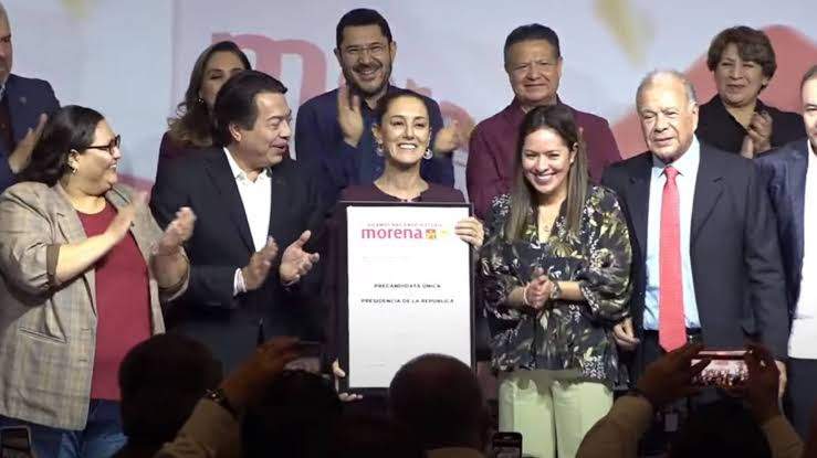 Claudia Sheinbaum se registra como precandidata a la Presidencia de la 4T