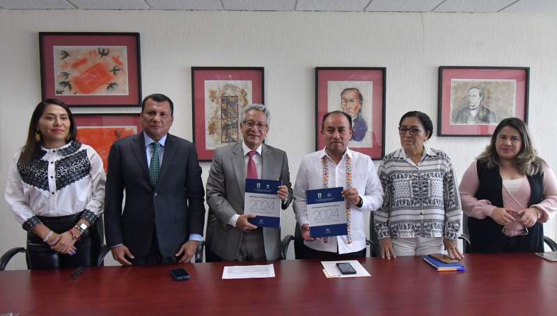 Recibe Congreso proyecto de presupuesto de egresos 2024 del Poder Judicial de Oaxaca