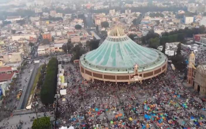 Arriban más de 4 millones de peregrinos a la Basílica de Guadalupe