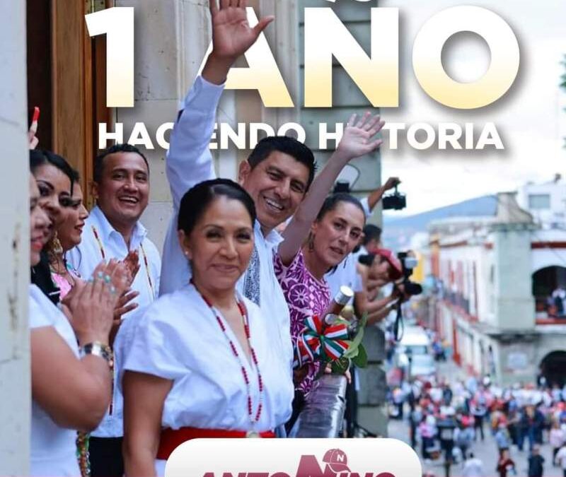 Oaxaca escribe una nueva historia, a un año de gobierno: Nino Morales