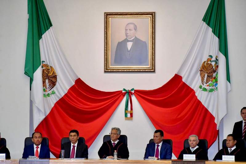 Presencia Legislativo cuarto informe del presidente del Poder Judicial de Oaxaca