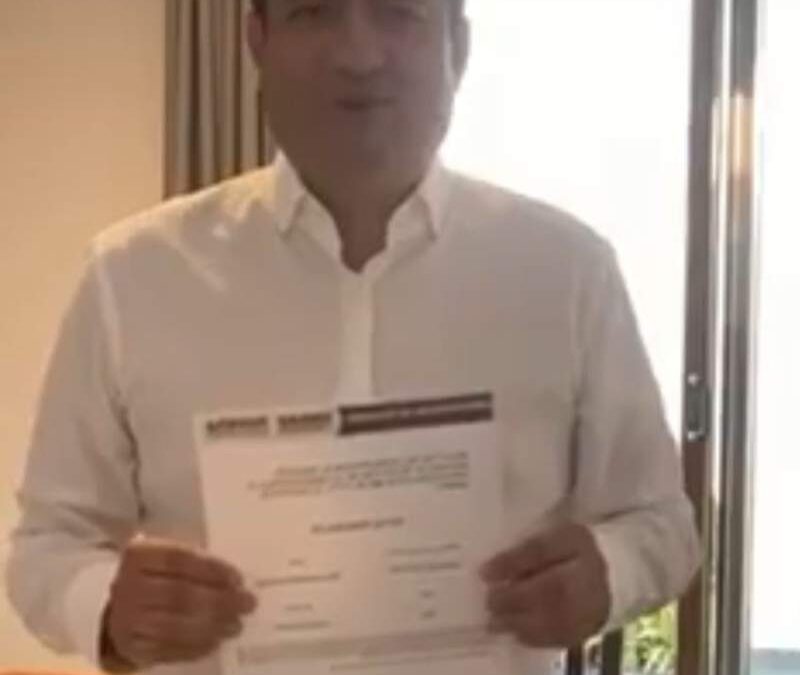 Confirma Oswaldo García Jarquín su registro por una diputación local por Morena