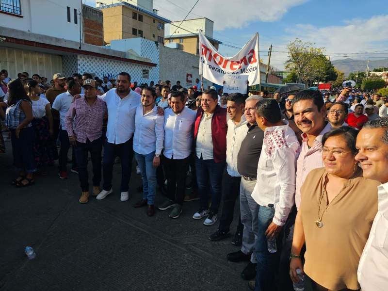 Acude Gaby Díaz a la entrega de solicitud de Convenio de Coalición de los partidos MORENA; PVEM y FXM, ante el IEEPCO