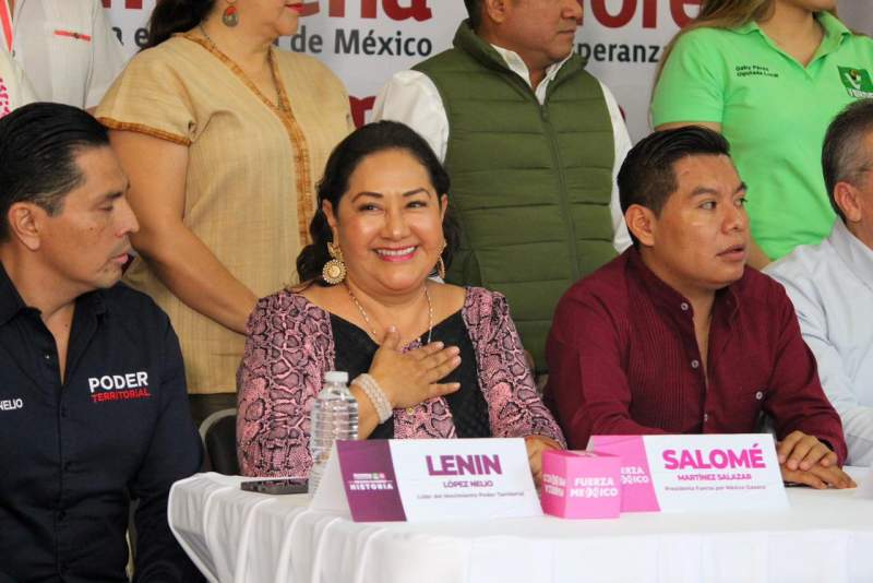 Destaca Salomé Martínez la coalición Sigamos Haciendo Historia en Oaxaca