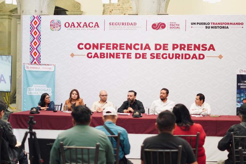 Garantiza SSPC entornos pacíficos y seguros en las regiones de Oaxaca