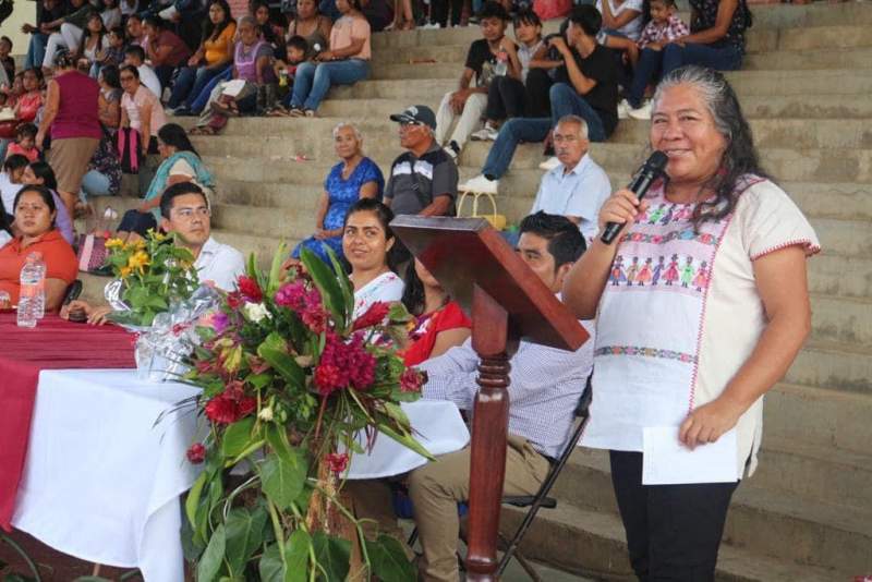 Luisa Cortés una referente de Morena que quiere seguir trabajando por Oaxaca