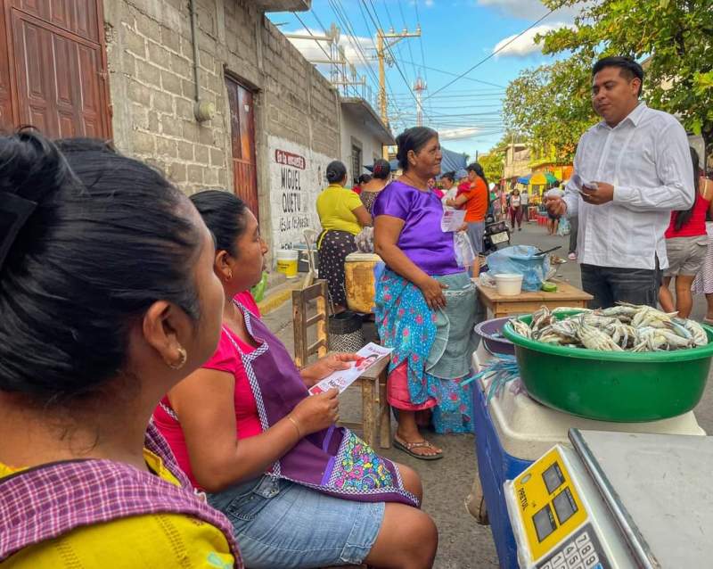 Puntea Aldair Martínez preferencias electorales en distrito 20 para convertirse en abanderado de Morena